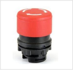 Teknic Red Mushroom Head Actuator Latching Push Button Ø 30mm, P2AMLS4